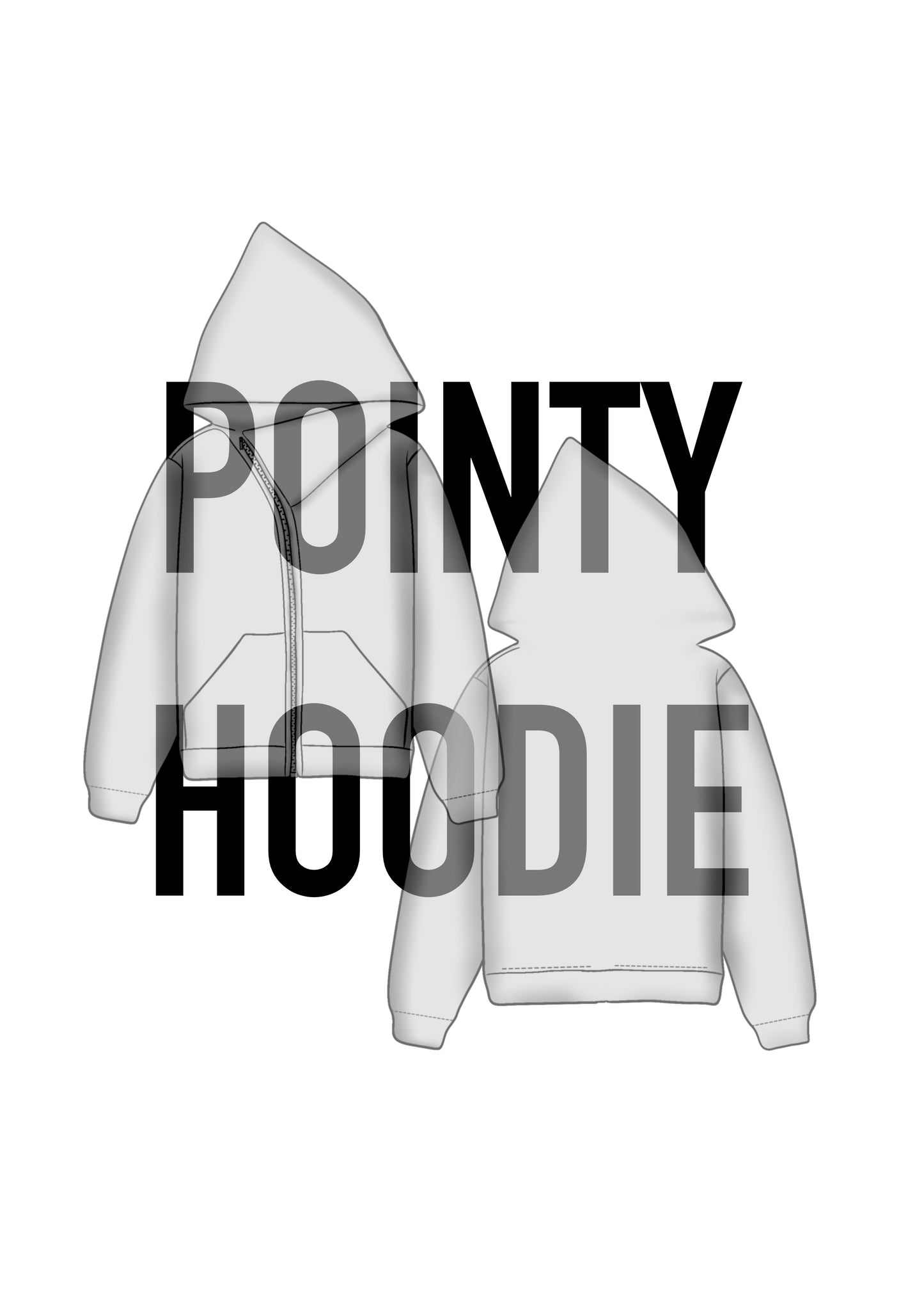 POINTY HOOD HOODIE