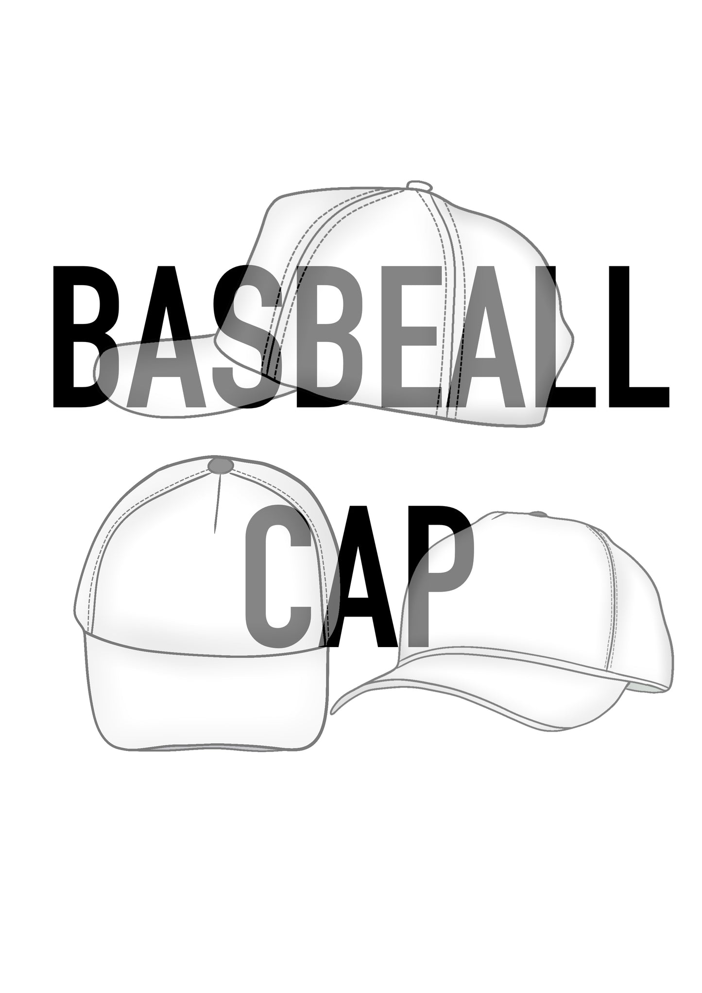 BASEBALL CAP MUCK-UPS