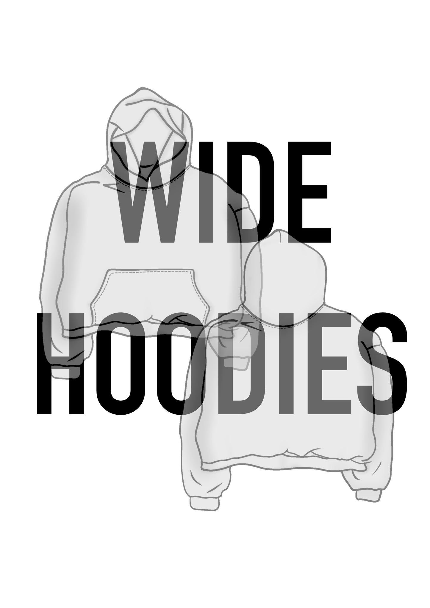 WIDE HOODIE MOCK-UPS