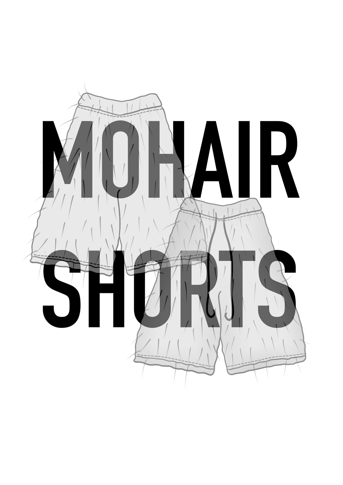 MOHAIR SHORTS MOCK-UPS